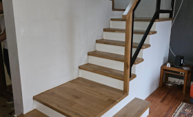 escalier en bois
