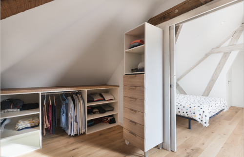 Aménagement de combles à Vertou (44) - suite parentale dressing
