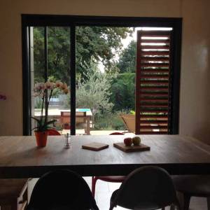 Création d'une salle à manger ouverte sur la terrasse
