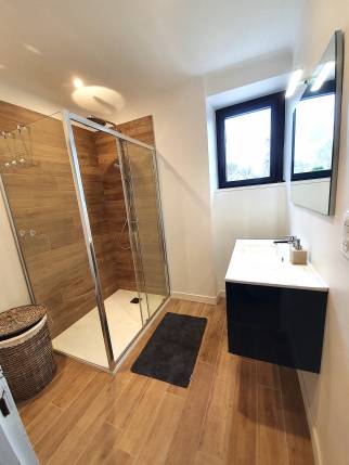 rénovation salle de douche à Quévert