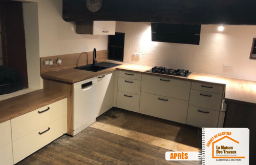 rénovation cuisine Savoie, cuisiniste Savoie, travaux, devis cuisine, Queige, travaux Savoie, devis travaux Savoie