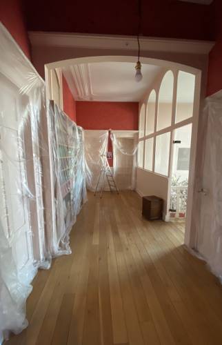 Mise en place des protection lors des travaux de rénovation 