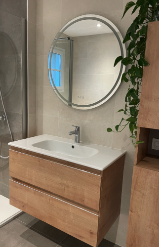 Rénovation d'une salle de bain à Basse-Goulaine - meuble vasque