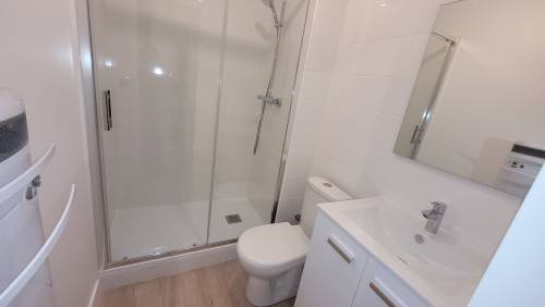 La salle de douche