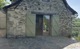 Réhabilitation complète d’une maison sur l’Aubrac : la terrasse du 2e étage