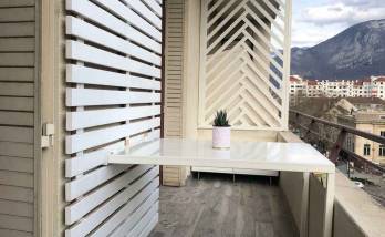 Aménagement d’un balcon dans le centre-ville d’Annecy La Maison Des Travaux d’Annecy