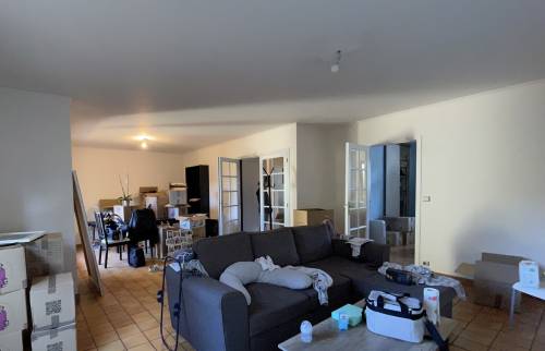 rénovation cuisine et ouverture sur le salon - AVANT