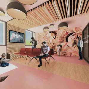 projet de cabinet médical conçu par Anne Rose BOUYER à Rillieux-la-Pape