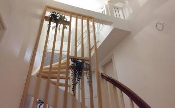 Aménagement de combles avec escalier et claustra sur mesure à Brunstatt