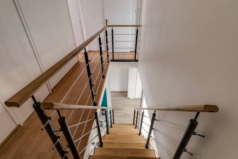 Rénovation de maison avec installation d'un garde-corps bois et métal - Morzine 74110