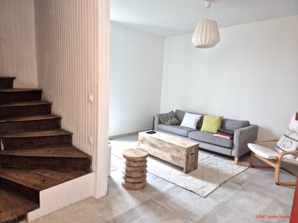 rénovation d'un salon à Saint-Malo