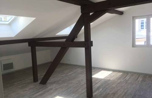 Combles aménagés, colombages à Saint Louis