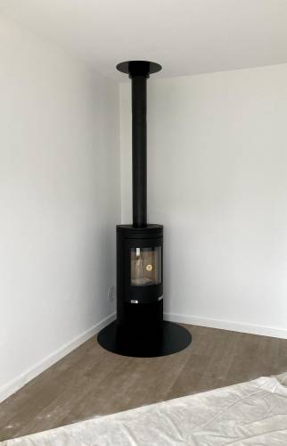installation d’un poêle à bois