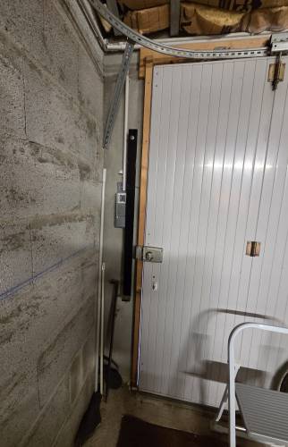 Ancienne porte de garage
