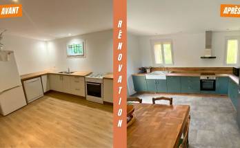 Rénovation de la cuisine en L