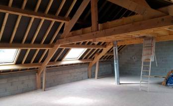 Surélévation de maison à Montévrain