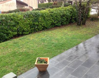 Avant et après création terrasse à Schweighouse