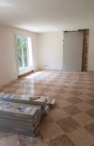 Rénovation de carrelage par La Maison Des Travaux d'Antony