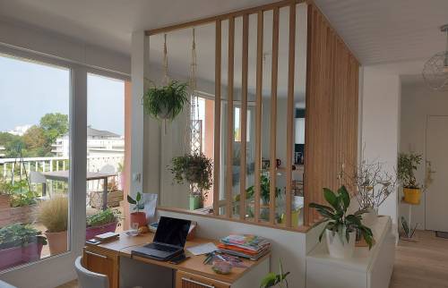 Claustras et coin bureau