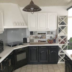 Rénovation d'une cuisine en chêne - CELINE JOUVANCEAU - La Maison Des Architectes