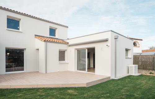 Double extension de maison aux Sorinières (44840)- extérieur
