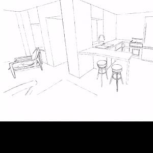 Agencement sur plan - Damien Bernabeu - La Maison Des Architectes