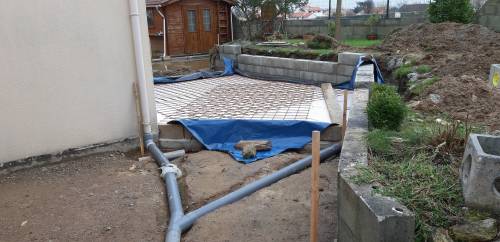 Réseau EP et gros-œuvre pour extension de maison - Nantes 44