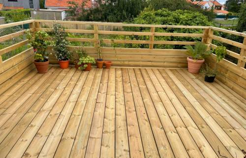 Création d'une terrasse sur pilotis à Rezé