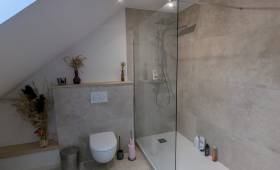 aménagement salle de bain après travaux 