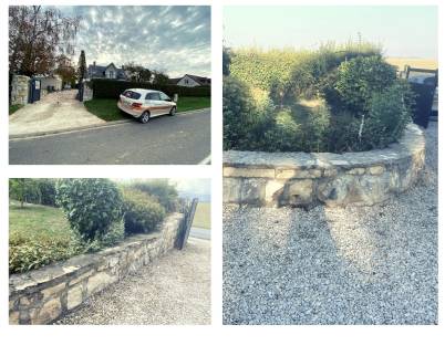 Restauration d'un mur en pierre