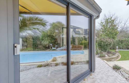 Verrière aluminium gris anthracite