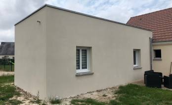 Extension toit plat à CHAILLES (41)