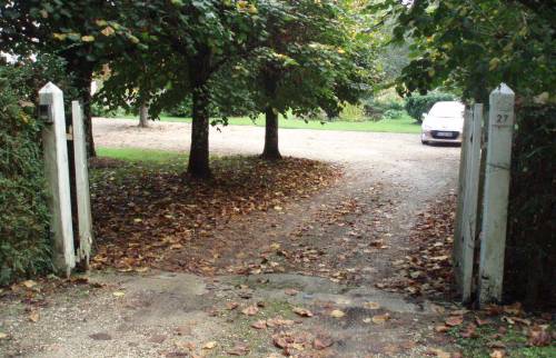 Vieux portail avant travaux