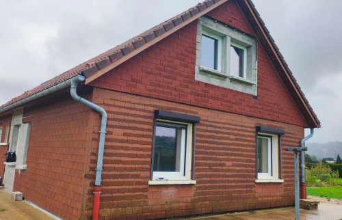 Avant - rénovation façade Isolation Thermique par l'Extérieur 