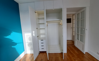 Un dressing sur mesure dans un appartement à Asnières