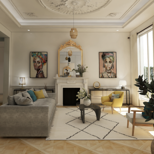 Salon parisien - Valérie Spilers - La Maison Des Architectes