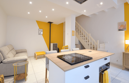 Avant / Après d’un salon à Dolomieu 