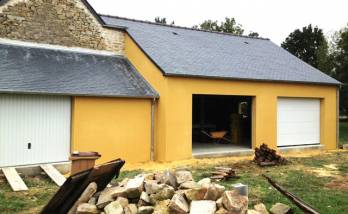 Construction de garage en maçonnerie - Pornic 44210