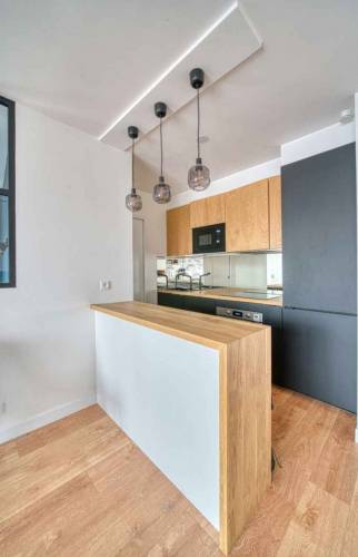 rénovation d'un appartement Paris - cuisine -  La Maison Des Travaux Paris 16