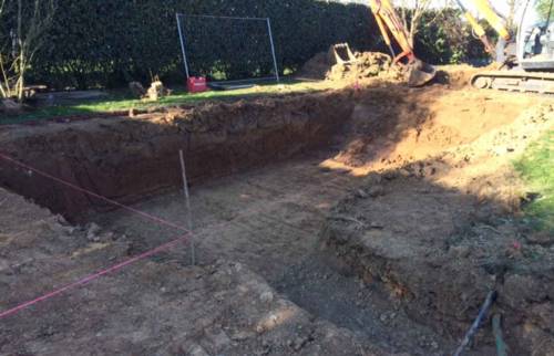 Construction d'une piscine à Deauville