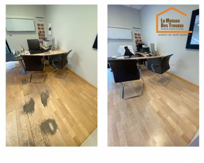 Rénovation d'un parquet bois