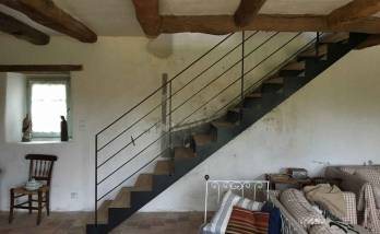 Escalier avec style d'atelier 