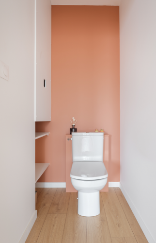 Surélévation de maison de 40 m² à Rezé - toilette
