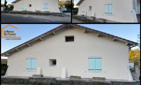 Nouvelle isolation par l'extérieur sur une maison ancienne - Montauban 82000