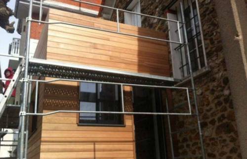 Agrandissement de maison et bardage bois en Seine et marne 