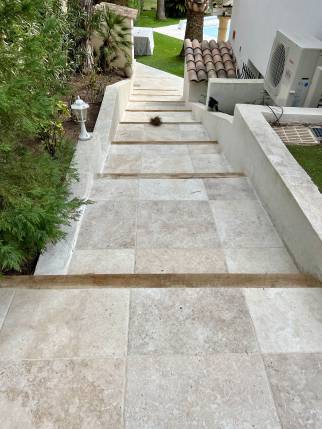 Réfection dalles exterieures