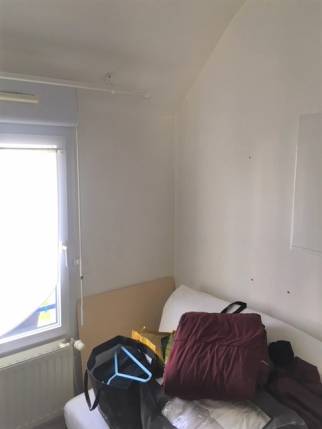 Chambre avant travaux d'ouverture pour poser un escalier intérieur - Nantes 44