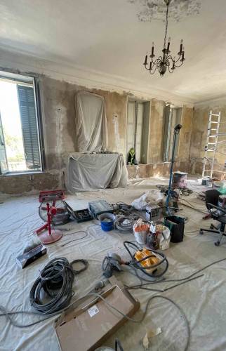 travaux de rénovation salle de bal