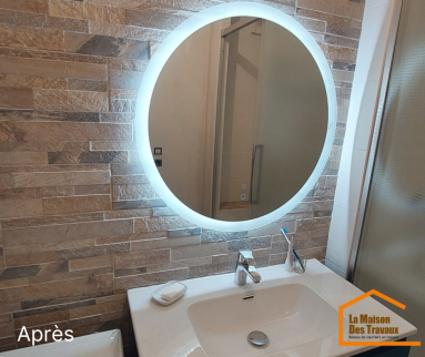 Mirroir rétroéclairé à LED