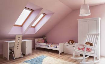 Création chambre d'enfant sous combles Essonne